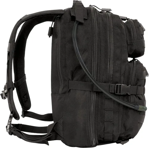 Vista 3 de SOG Opcon Hydration Day Pack con depósito de 2 litros, almacenamiento de 18.2 litros, color negro