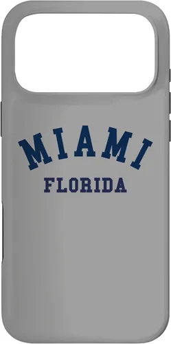Vista 22 de Miami Florida USA State FL Varsity Style - Carcasa deportiva para iPhone 16