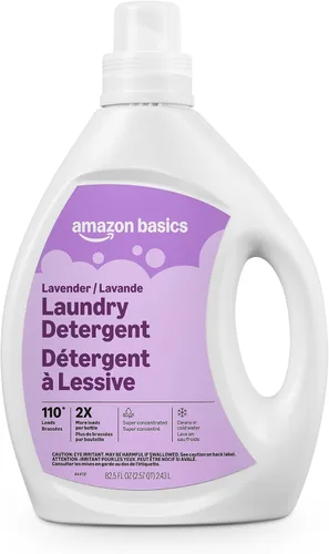 Vista 8 de Amazon Basics - Detergente líquido concentrado para ropa, Clean Linen, 110 cargas, 82.5 onzas líquidas, el embalaje puede variar