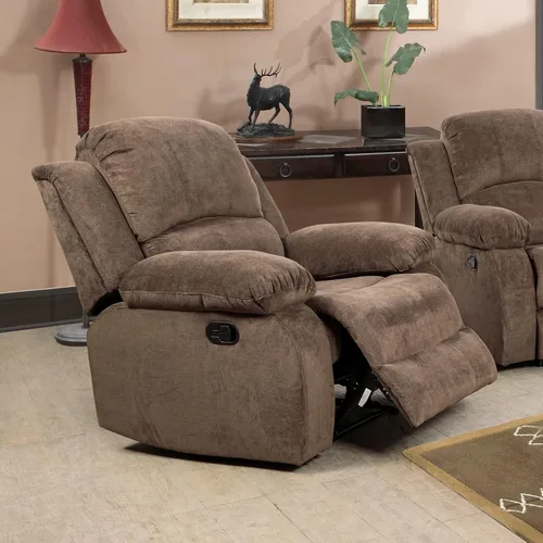 Vista 12 de Juego de muebles de cuero sintético para sala de estar, juego de sofá reclinable, sofá de dos plazas, juegos de muebles para sala de estar, sofá
