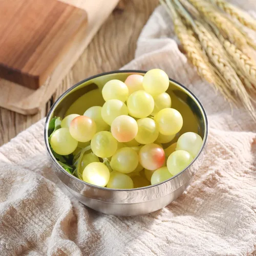 Vista 5 de SATINIOR Paquete de 10 cuencos de acero inoxidable de 15 onzas para sopa de cereales para niños y adultos, cuencos de acero inoxidable