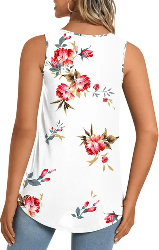 Vista 3 de LONGYUAN - Camisetas sin mangas para mujer
