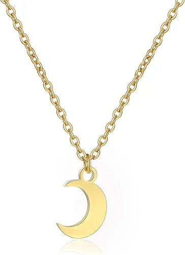 Vista 4 de Holy rose 2 piezas de collar de Saturno con estrella de luna, regalo para amantes de la música, regalos para cantantes, regalos inspirados