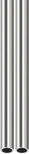 Vista 24 de DTGN Tubo de acero inoxidable 304 de 0.118 in x 0.008 in x 9.843 in (ODxWall TxL) - Paquete de 2 - Bueno para equipos de maquinaria - Tubería
