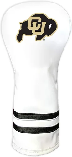 Vista 37 de Team Golf NCAA Funda para Cabeza de Palo de Golf Fairway Vintage Blanca, Diseño que se Ajusta a la Forma, Diseño Retro