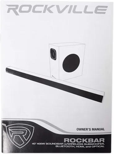 Vista 9 de Rockville ROCKBAR - Barra de sonido de 40 pulgadas 400W con subwoofer inalámbrico de 6.5", Bluetooth, HDMI ARC, Óptico, USB, modos DSP, graves