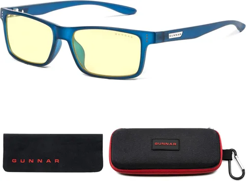 Vista 4 de GUNNAR - Gafas Premium para Niños (Edad 12+) - Bloques 65% Luz Azul - Cruz