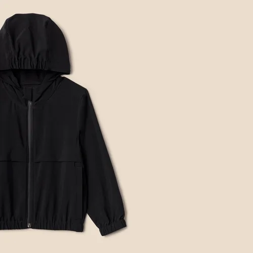 Vista 2 de Amazon Essentials Chaqueta deportiva con capucha y cremallera completa para niño