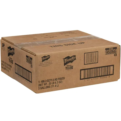 Vista 14 de Bolsa dispensadora de mostaza amarilla clásica de French's con ajuste, 1.5 galones - Una bolsa de 1.5 galones de mostaza amarilla clásica