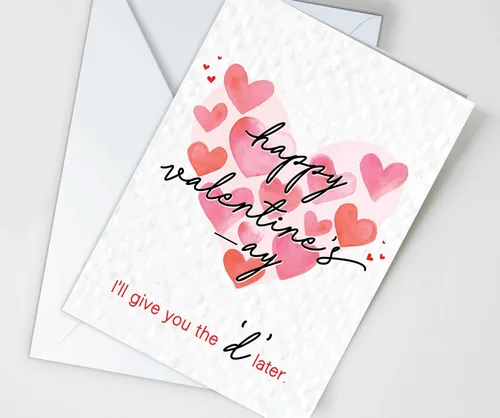 Vista 3 de Tarjeta de San Valentín sucia para ella, divertida y sexy tarjeta de San Valentín para adultos, novia, esposa, tarjeta de amor traviesa y obscena