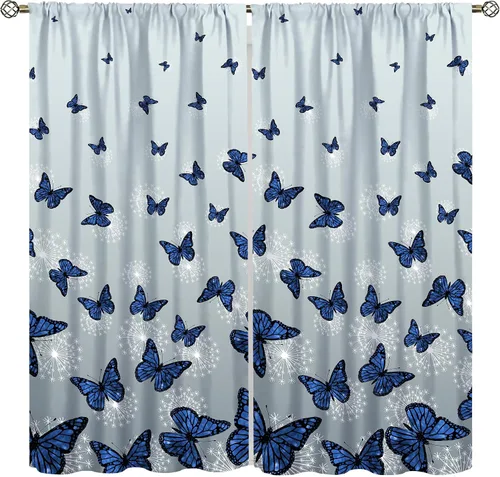 Vista 17 de Cortinas de ventana de cosecha de otoño, marco de madera rústica, cortinas florales de pacas de heno y calabaza, cenefa de cocina de Acción