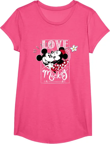 Vista 57 de Disney Mickey & Minnie Mouse Love Mickey - Camiseta para el día de San Valentín