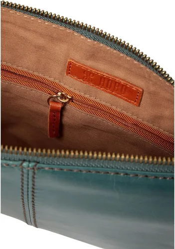 Vista 4 de HOBO Sable - Bolsa de muñeca para mujer, construcción de cuero pulido con correa de muñeca circular, bolsa práctica y compacta