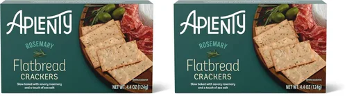 Vista 9 de Aplenty, Galletas de Pan sin Levadura con Aceite de Oliva y Sal Mar, 4.4 oz