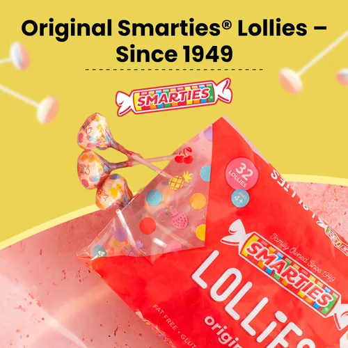 Vista 3 de Smarties Pops, Smarties, 120 unidades, 34 onzas