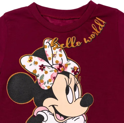 Vista 6 de Disney Conjunto de camiseta y leggings de moda con gráficos de Minnie Mouse