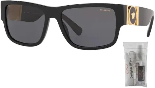 Vista 2 de Versace VE4369 Pillow Sunglasses For Men + BUNDLE with Designer iWear Complimentary Eyewear Care Kit