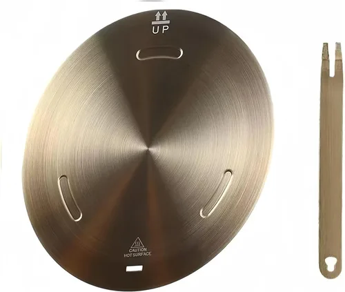 Vista 8 de Difusor de calor para estufa de gas, placa de inducción Moka Pot Aapter, adaptador de placa convertidor de inducción para utensilios de cocina, 5