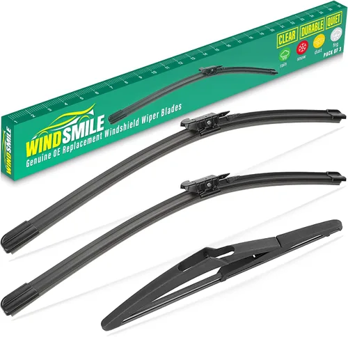 Vista 21 de 15" 15" 13" Juego de 3 limpiaparabrisas de repuesto para parabrisas para Jeep Wrangler 2007-2017 / Jeep Wrangler JK 2008-2018 limpiaparabrisas