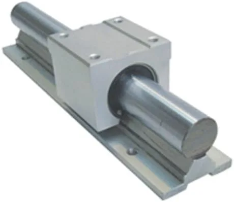 Vista 5 de Vktech Bloque sólido con rodamiento de movimiento de enrutador lineal abierto de aluminio de 4 piezas (SBR16UU 0.630 in)