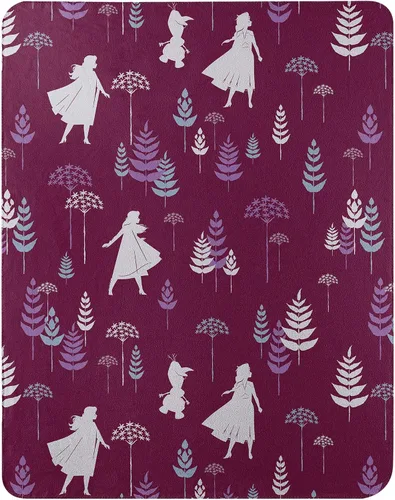 Vista 4 de Disney Almohada y cobija de forro polar, diseño de Frozen