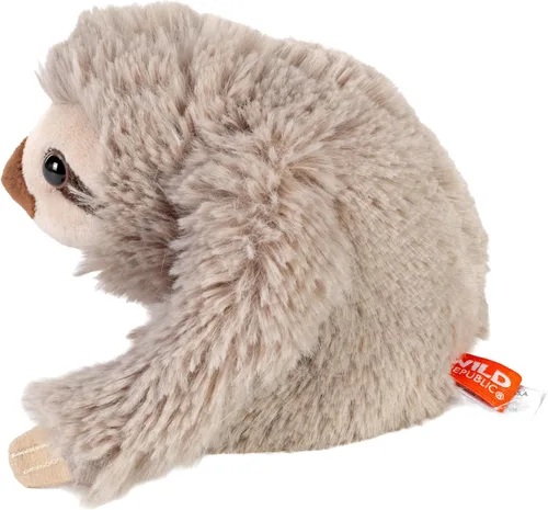 Vista 3 de Wild Republic Pocketkins - Perezoso ecológico, animal de peluche, 5 pulgadas, hecho de materiales reciclados, respetuoso con el medio ambiente