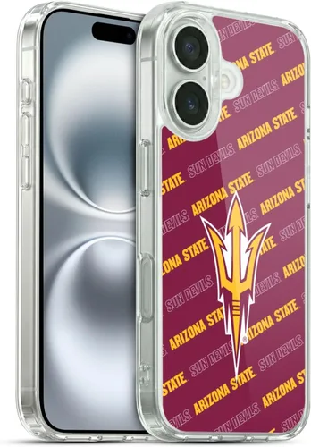 Vista 89 de Head Case Designs Funda de gel ASU Camou con licencia oficial de la Universidad Estatal de Arizona [protección de grado militar] compatible