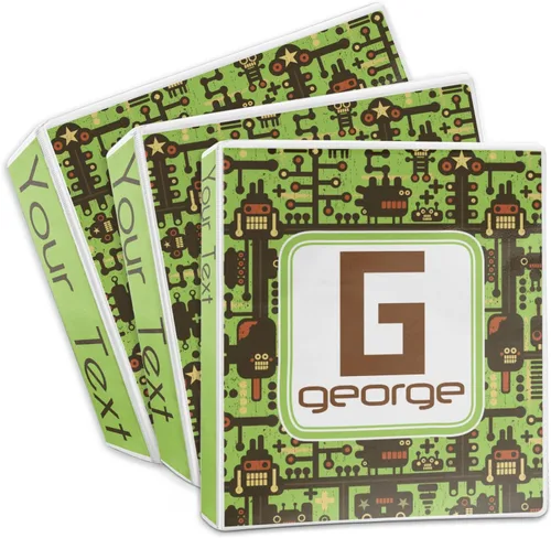 Vista 3 de Robot Industrial 1 Carpeta de 3 anillas - 1 pulgada (personalizada)