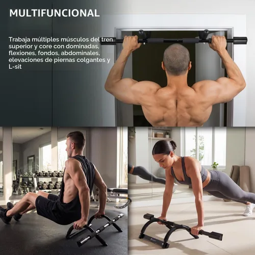 Vista 6 de ProsourceFit Pull Up Bar for Multi Use Fitness & Home Gym Exercise