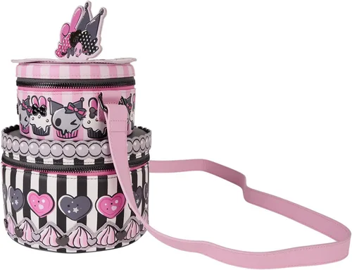 Vista 2 de Loungefly Sanrio My Melody and Kuromi - Bolso bandolera