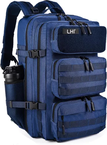 Vista 35 de LHI Mochila Militar Táctica para Hombres y Mujeres 25L/35L Mochila de Asalto del Ejército Bolsa Mochila Pequeña con Portabotellas
