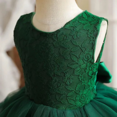 Vista 3 de NNJXD Baby Girl Princess Dress Bowknot Sequins Dresses