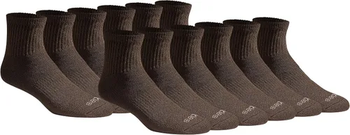 Vista 31 de Dickies Calcetines Dri-Tech para hombre con control de humedad, disponibles en tallas M-XXL (6, 12, 18 pares)