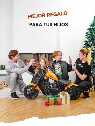 Vista 2 de HYPER GOGO Cruiser 12 Plus - Motocicleta para niños (naranja oscuro)