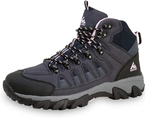 Vista 2 de Hikabu Womens Non-Slip Lightweight Breathable Quick Dry Rubber Sole Hiking Shoes for Women