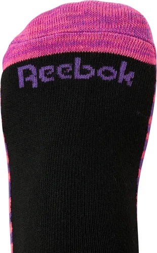 Vista 5 de Reebok Calcetines deportivos ligeros y cómodos de corte bajo para niñas (paquete de 12)