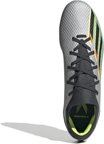 Vista 4 de adidas X Speedportal.3 - Tacos de fútbol para hombre, color negro, Plata MetálicoNúcleo NegroAmarillo Solar
