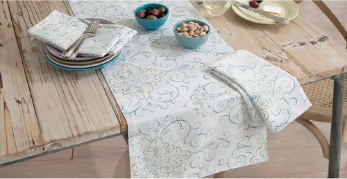 Vista 3 de Lenox French Perle Charmed - Juego de 4 manteles individuales