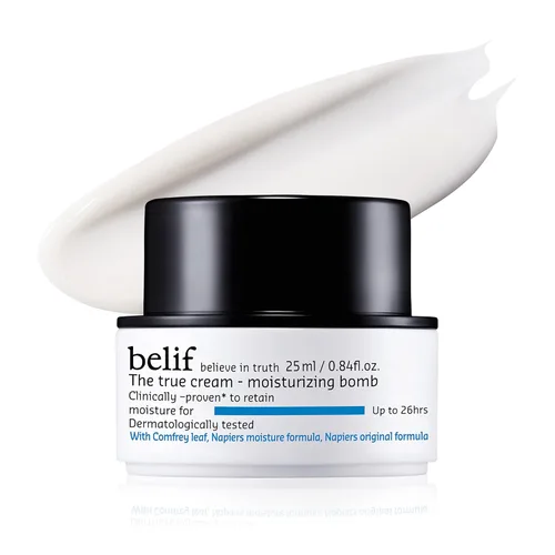 Vista 9 de belif Bomba hidratante – Crema hidratante diaria de ceramida con péptido y escualano, 48 horas de hidratación y crema antienvejecimiento, lechosa