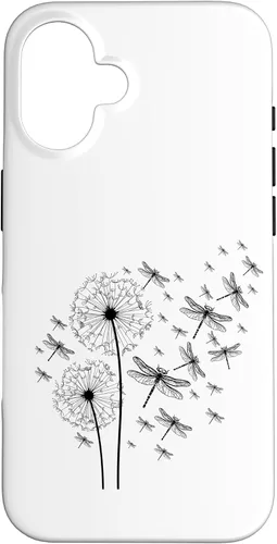 Vista 31 de Funda para iPhone 12/12 Pro Wildlife Animal Insect Dandelion Dragonfly
