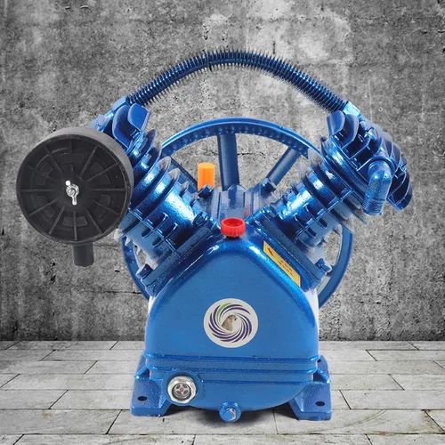 Vista 11 de Cabezal de bomba de compresor de aire, 5.5HP 21CFM 175PSI V-tipo 2-Cilindro Bomba Compresor de Aire Cabeza Doble Etapa 4KW