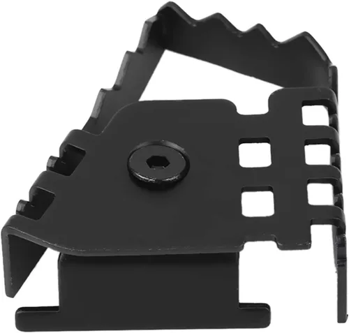 Vista 7 de Acouto Pedales de extensión de freno trasero para motocicleta, pedal de palanca de freno trasero ancho de acero inoxidable, extensor de almohadilla