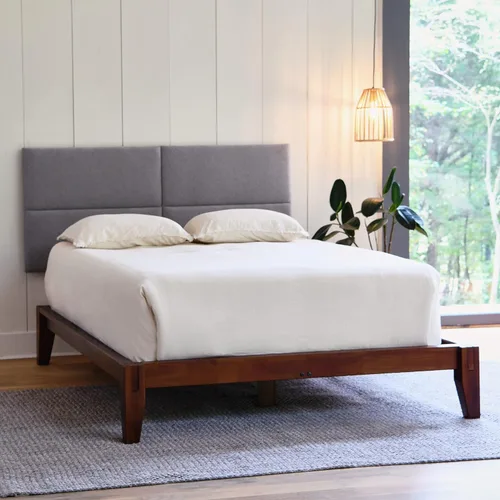 Vista 12 de Main + Mesa Lámpara colgante de techo de bambú tejida, natural