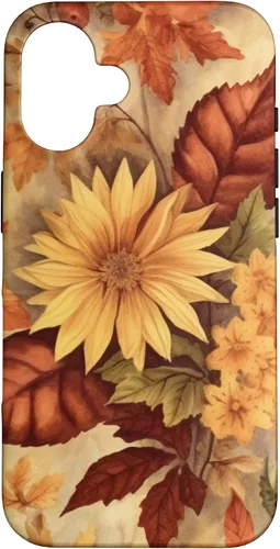 Vista 32 de Autumn Foliage Fall Leaves Girl Women Kids Fall Case for iPhone 17