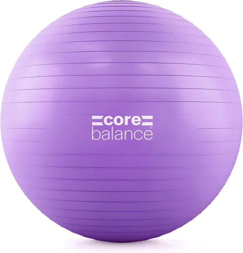 Vista 8 de Core Balance Pelota de ejercicio para entrenamientos, resistente a estallidos y antideslizantes, pelota de yoga suiza para embarazo, estabilidad