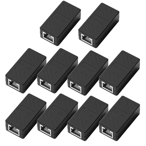Vista 10 de Y.D.F Acoplador RJ45 impermeable IP68, acoplador Ethernet de cobre puro blindado, acoplador Gigabit IP68 impermeable Ethernet al aire libre conector