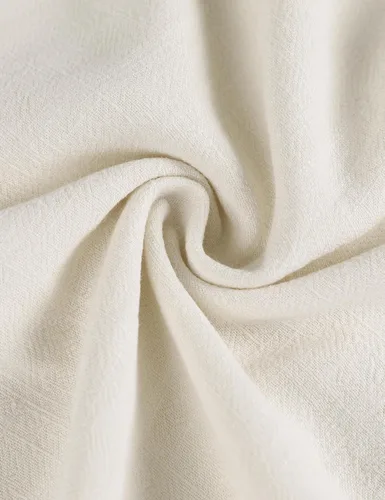 Vista 3 de Hooever Pantalones culottes de algodón y lino para mujer, cintura elástica, pierna ancha, pantalones capri