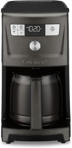 Vista 9 de Cuisinart - Cafetera programable PerfecTemp de 14 tazas DCC-3500SS con jarra de vidrio, ajuste de 1-4 tazas, control de intensidad de preparación