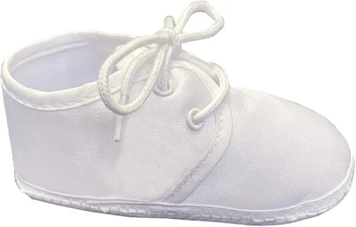 Vista 4 de Swea Pea Lilli Zapatos de Bautizo para Niños - Botines de Bebé Blanco con Cruz Celta para Bautizo - Zapatos de Bautizo 3