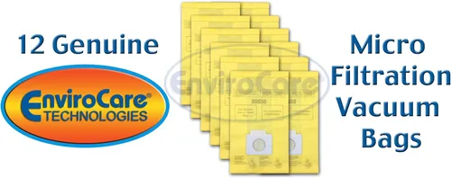 Vista 3 de Bolsa de repuesto para Kenmore Canister tipo C. Compatible con modelos 5055, 50557, 50558 y Panasonic tipo C-5, Amarillo